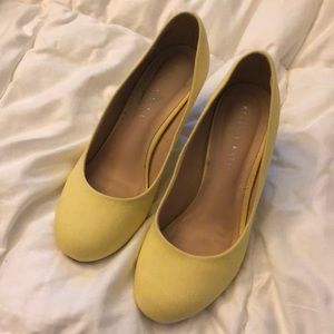 Kelly & Katie yellow pumps